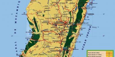 Мадагаскар пам'ятки карта