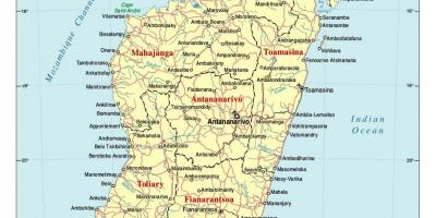 Детальна карта Мадагаскару
