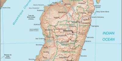 Мадагаскар карта країни