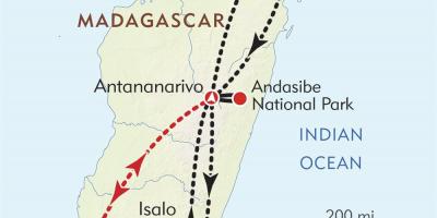 Антананаріву, Мадагаскар карта