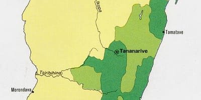 Мадагаскар карту щільності населення 